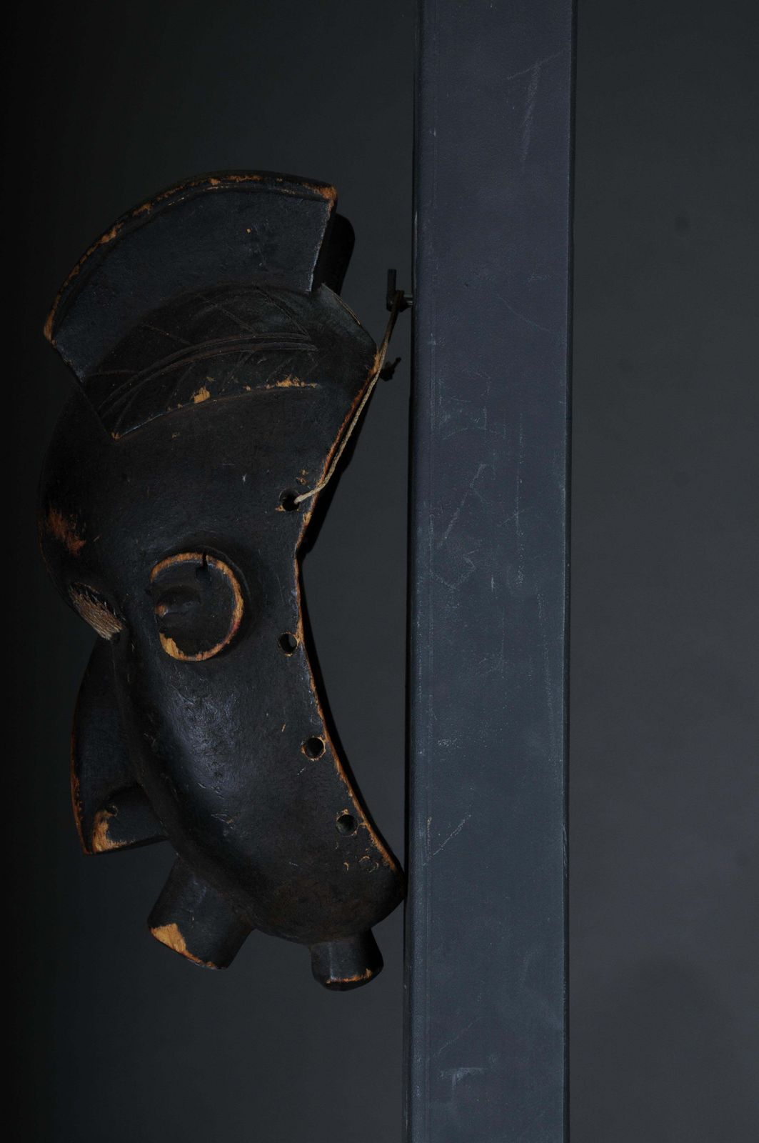 photo for sale 20th Century Antique Carved Wood Mask, African Art