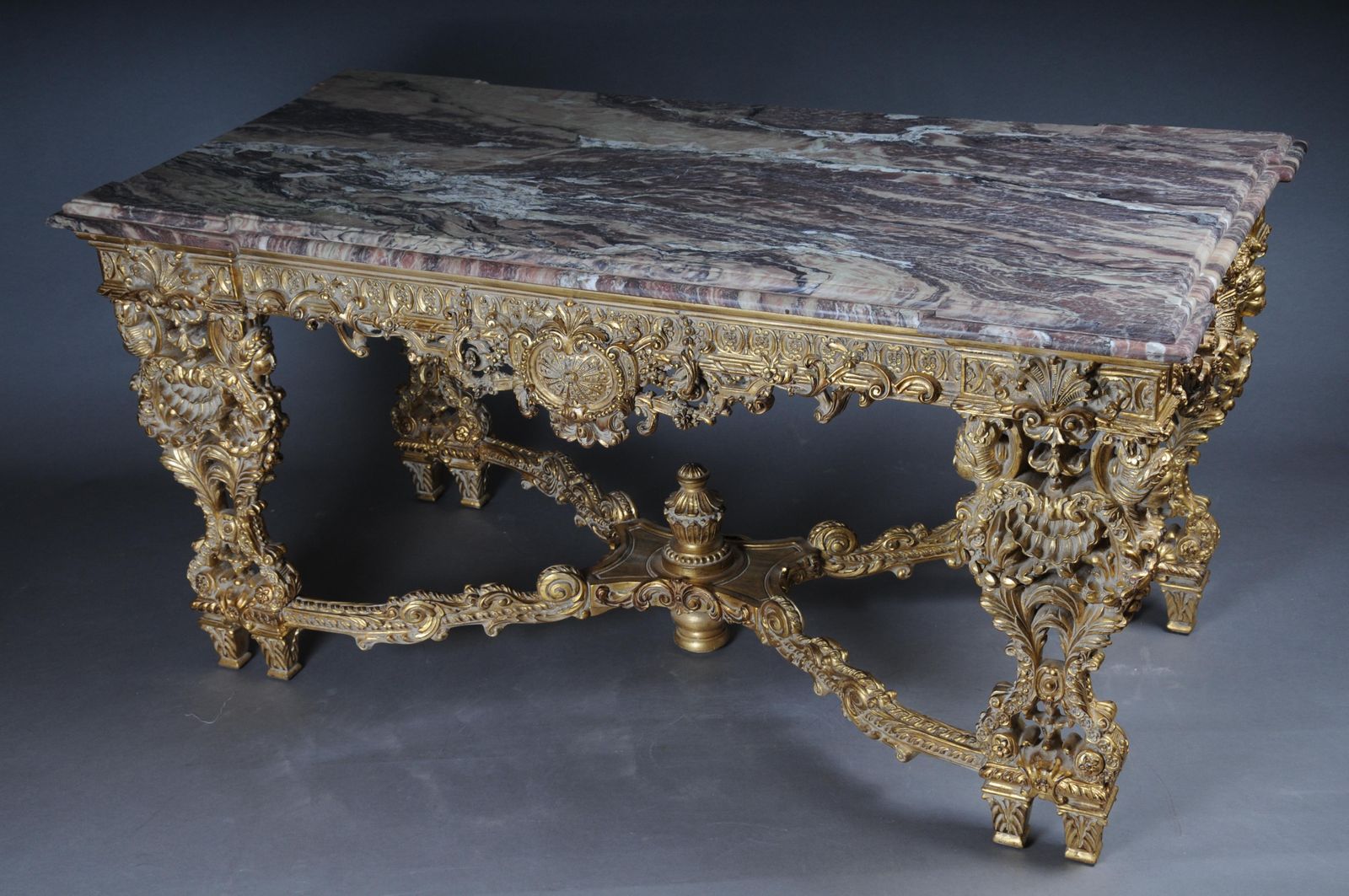 photo for sale Monumental, Impressive Splendid Salon Table After Francois Linke