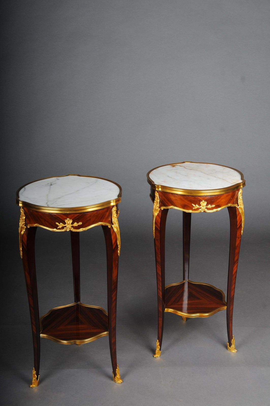 Furniture 20th Century French Salon Side Table In Louis XV After F. Linke, Beech photo