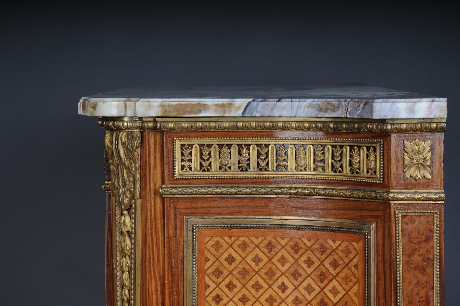 photo for sale Royal Dresser After J. H. Riesener, Paris From 1880, Gilded Bronze, Napoleon III