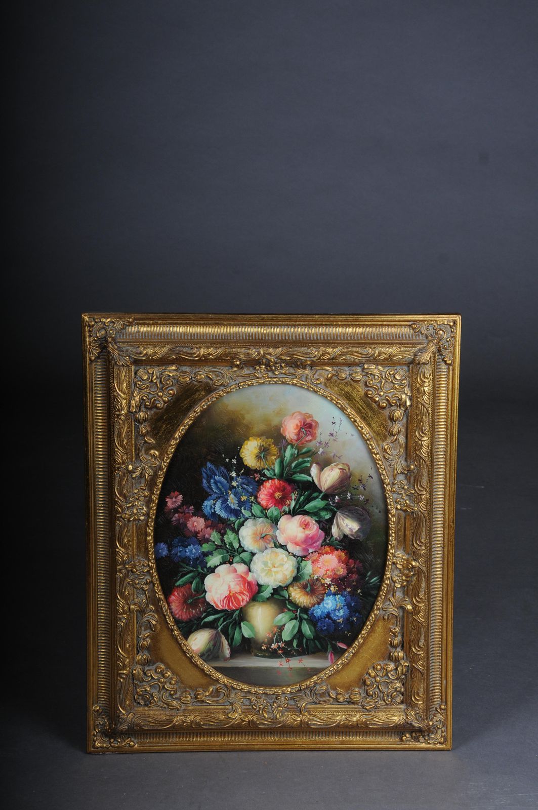 20th Century Oil Painting Still Life photo furniture