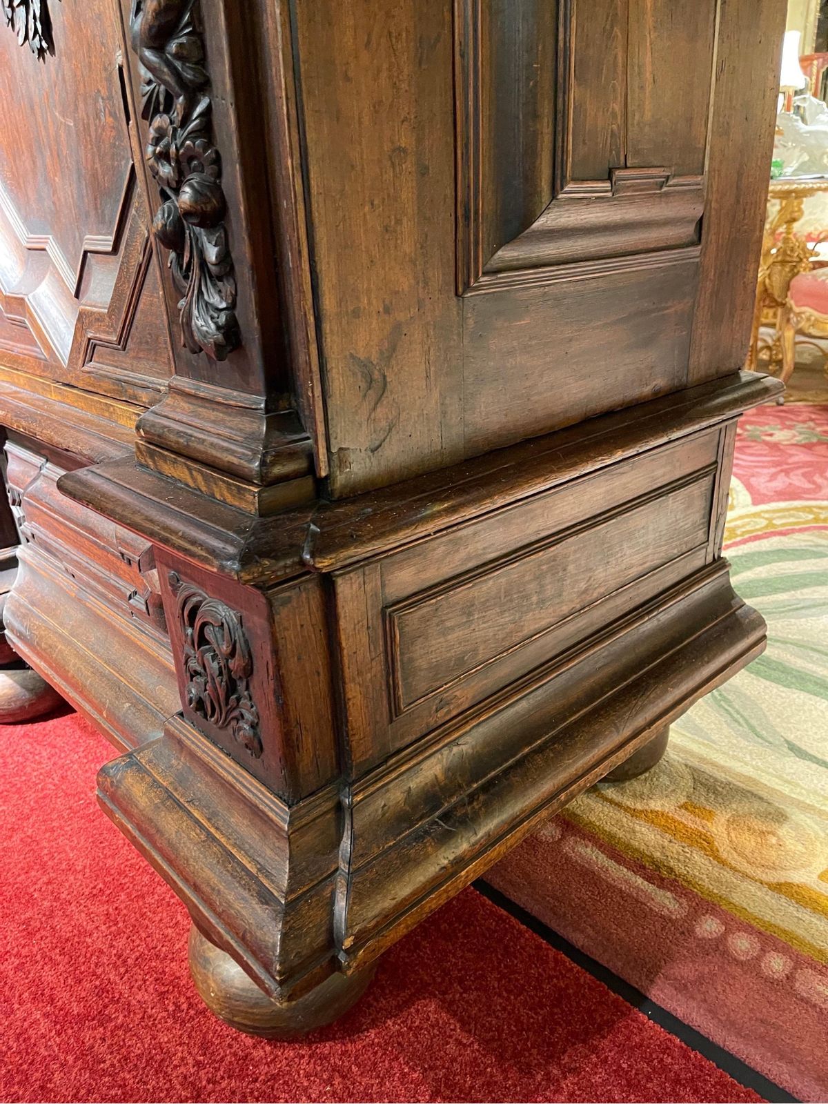photo vinterior Monumental Baroque Cabinet, Oak, Around 1720, North German