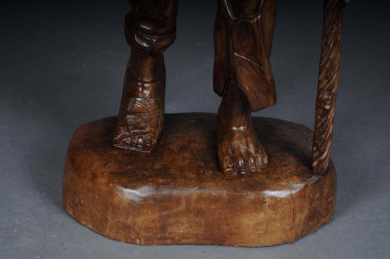 20th Century Wooden Sculpture, Ranger Made Of Lime Tree, Southern German photo 761.0