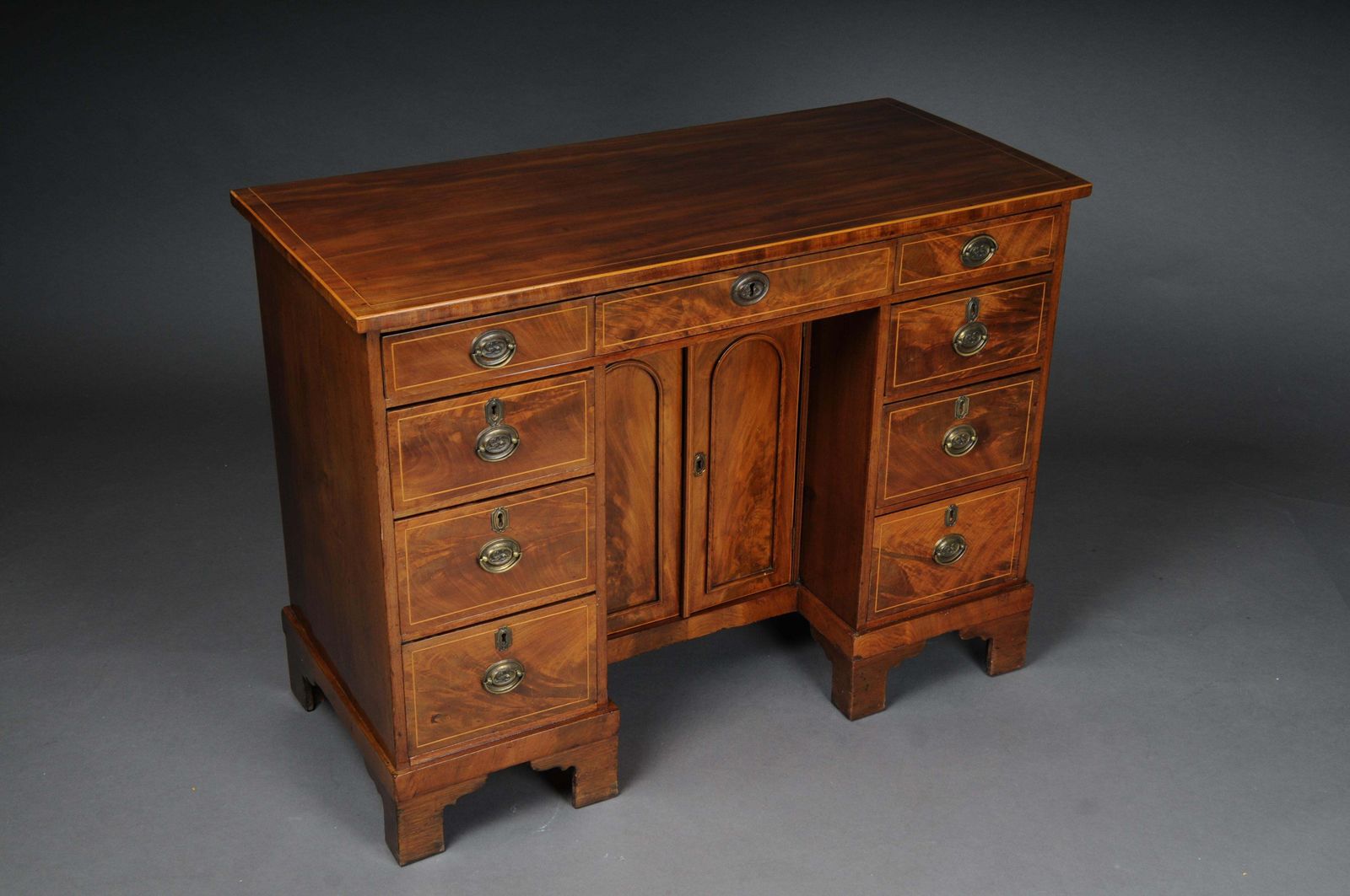 Antique English Victorian Mahogany Desk Circa 1880 photo 2276.0