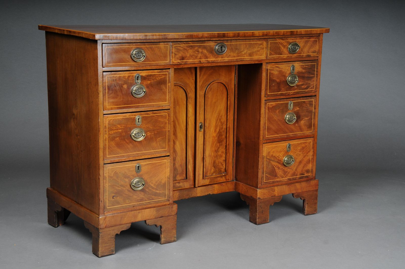 Antique English Victorian Mahogany Desk Circa 1880 photo vinterior