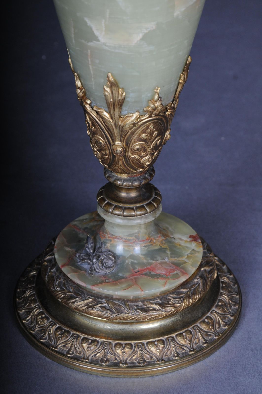 19th Century French Onyx Pomp Jug/Vase Bronze Silvered Napoleon III photo buy