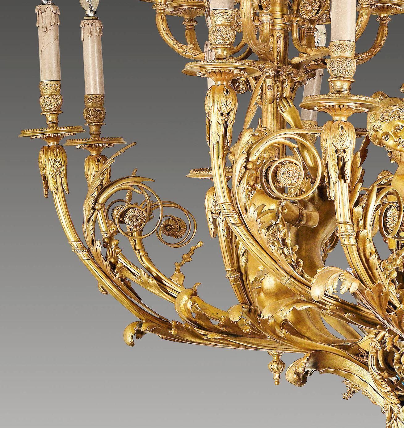 Monumental Chandelier In Louis XVI Style, According To J. B. Klagmann photo 93278.0