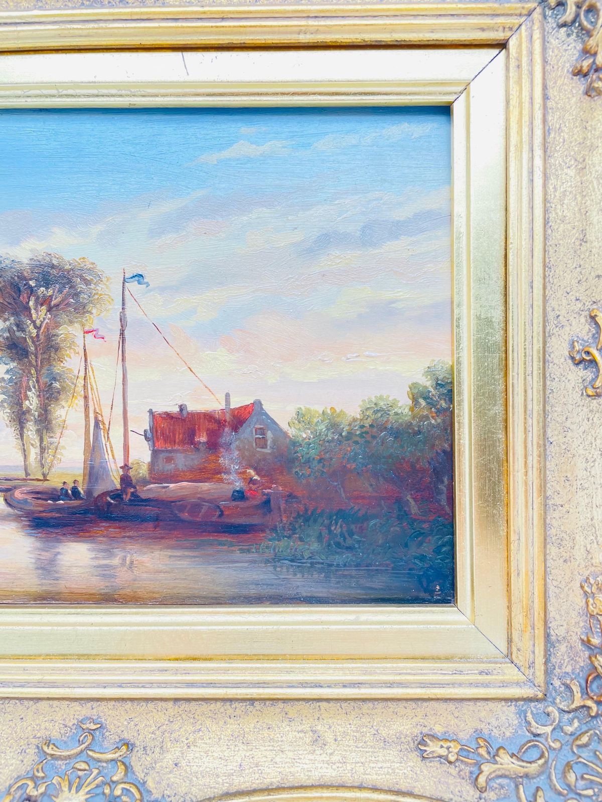 Antique Seascape Painting By Conrad Eilers, Around 1890 photo 1134.0