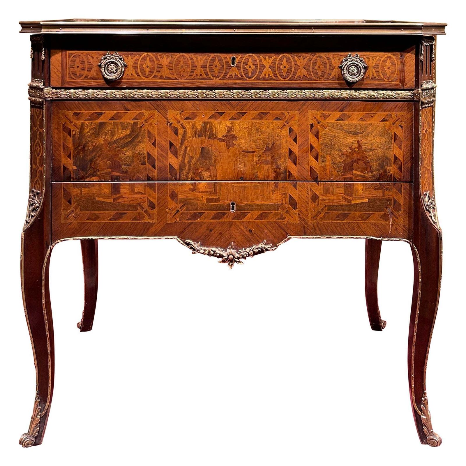 20th Century Louis XV Style Dresser/Dressing Table, Transformable Furniture photo for sale