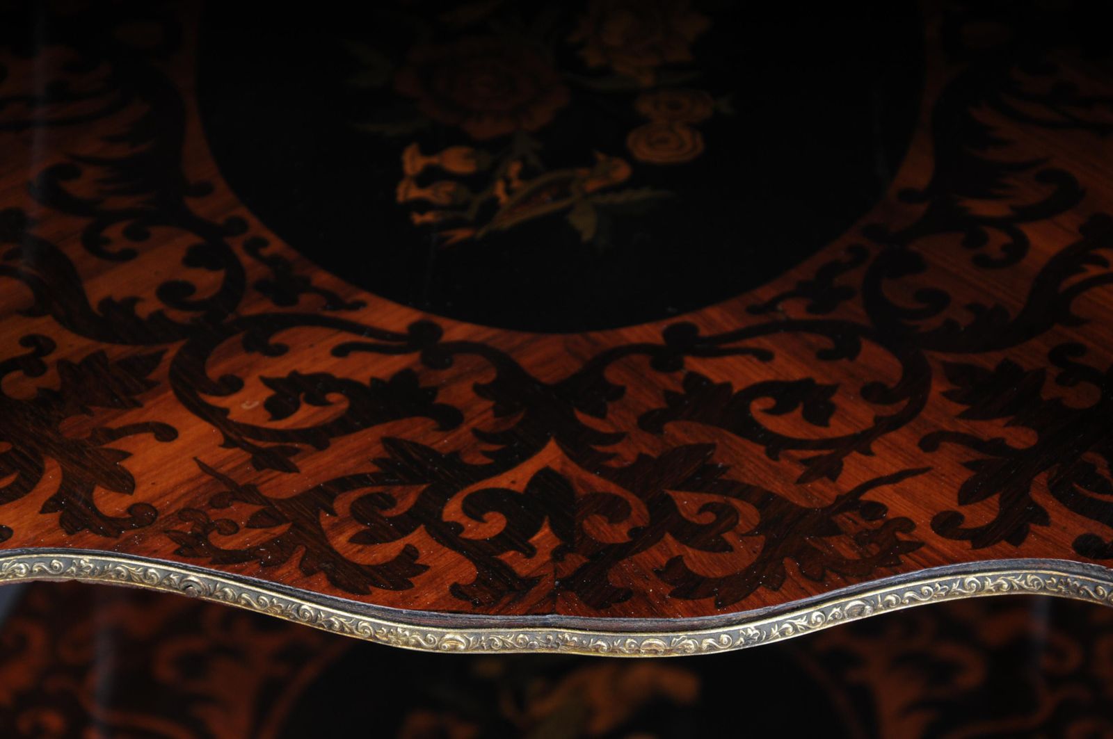 19th Century Marquetry Side Table With Jewelry Box, Circa 1870 photo buy