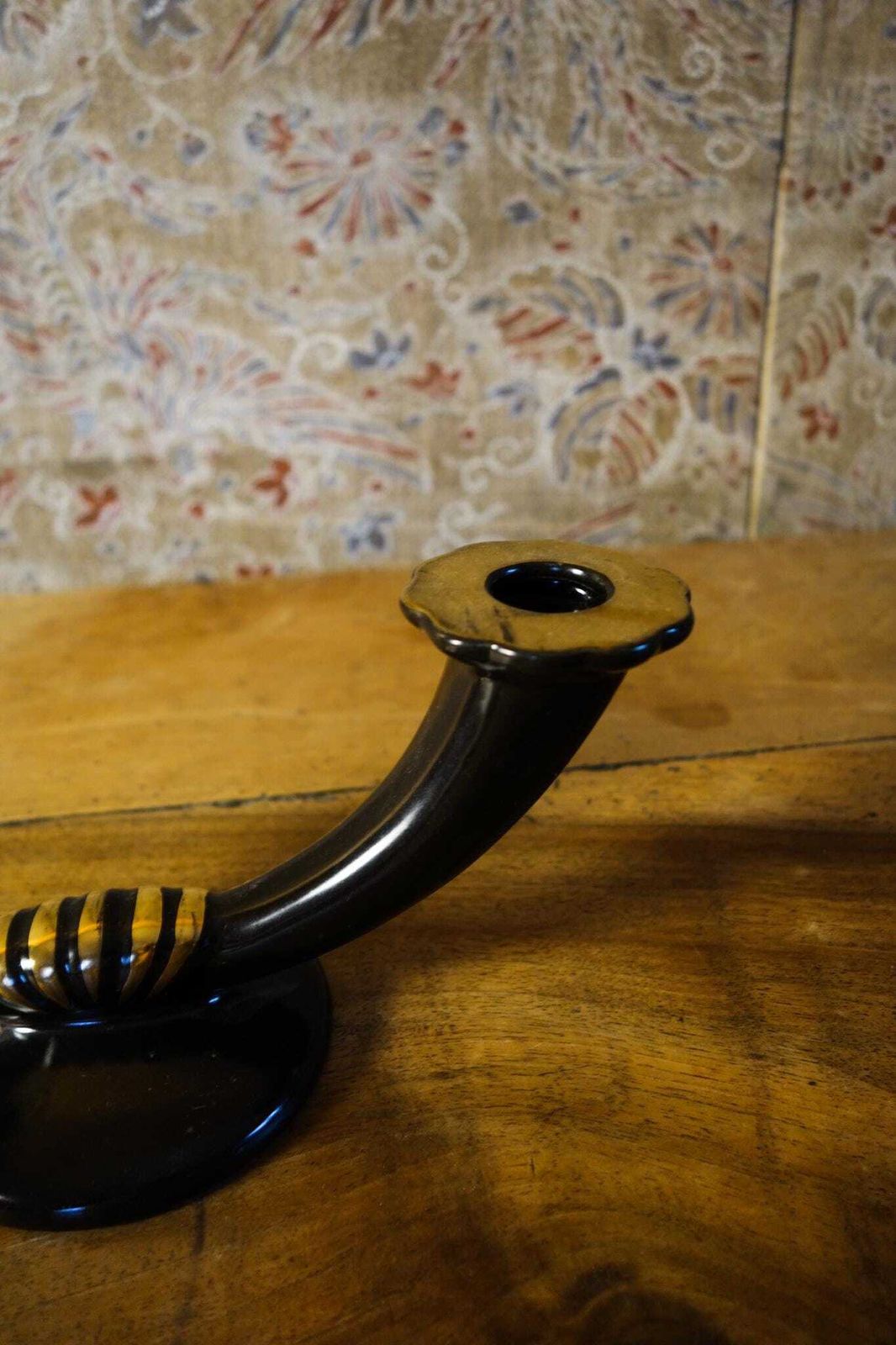Art Deco Gien Ceramic Candlestick Holders photo buy