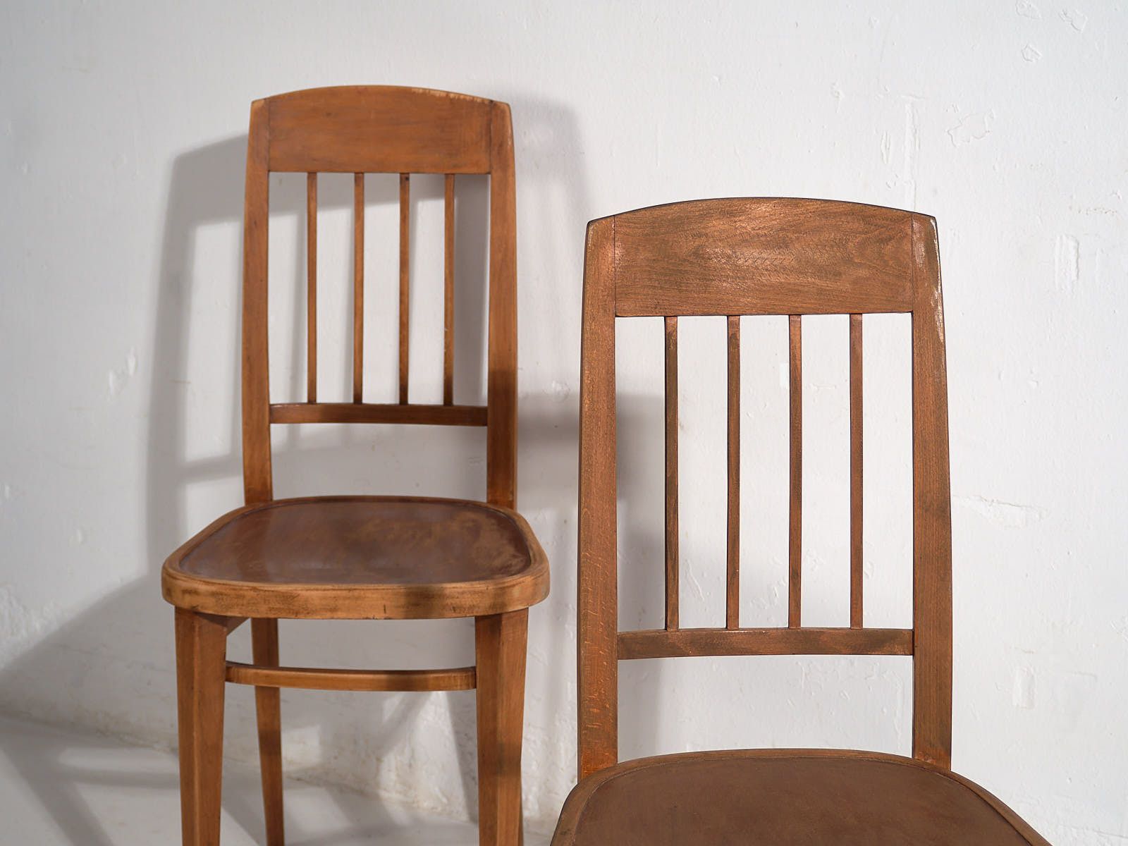 Antique Thonet Chairs (C.1920). Set Of Two Pieces #2 photo Furniture
