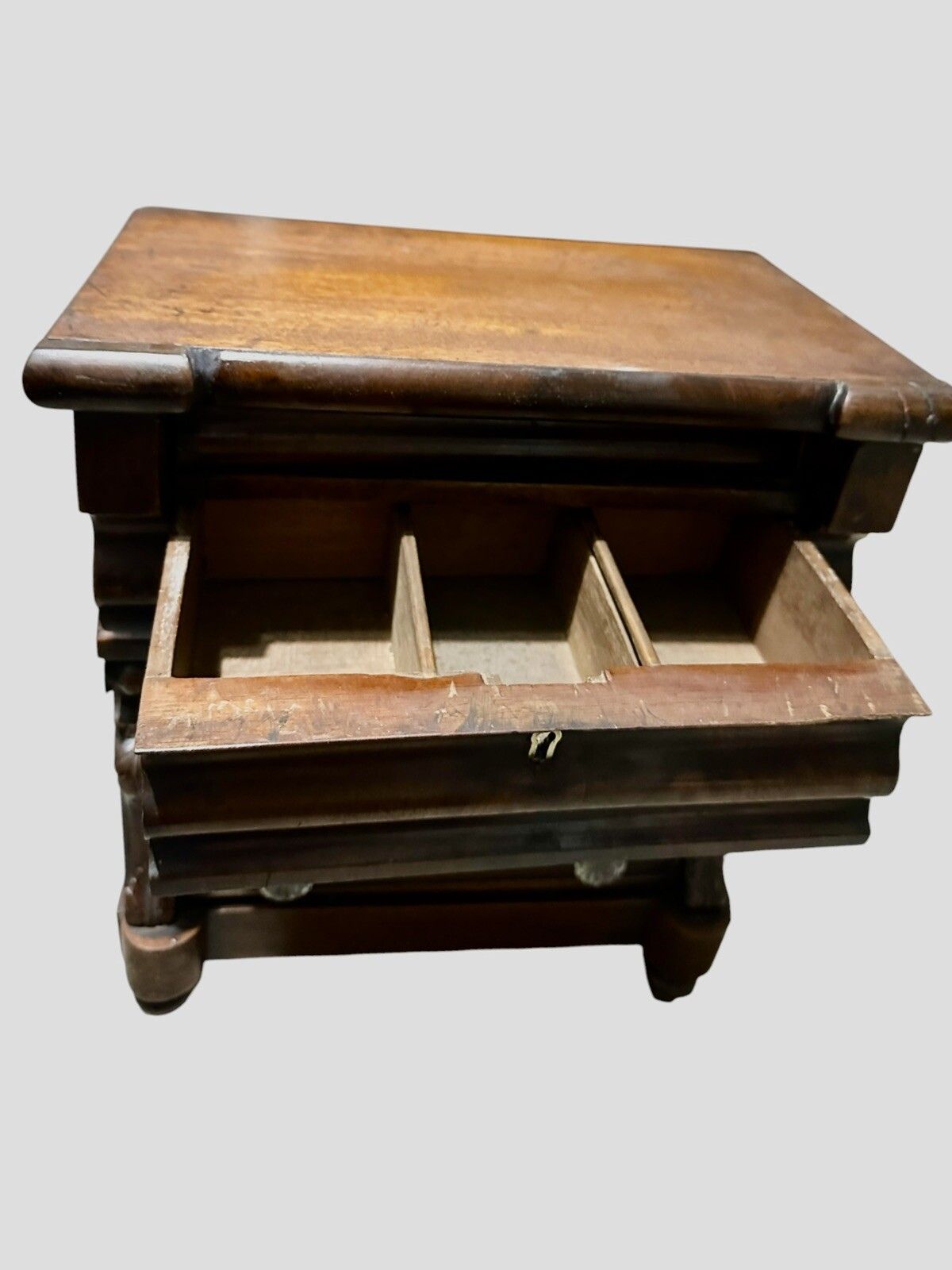 Georgian Apprentice Piece/Miniature Mahogany Chest Of Drawers photo buy