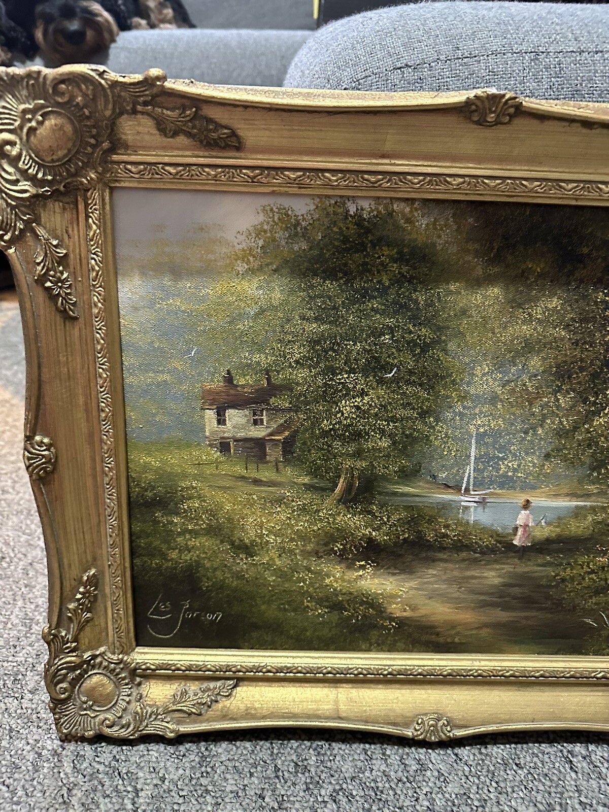 Les Parsons Original Oil On Canvas. ￼50cm By 40cm photo 160.0