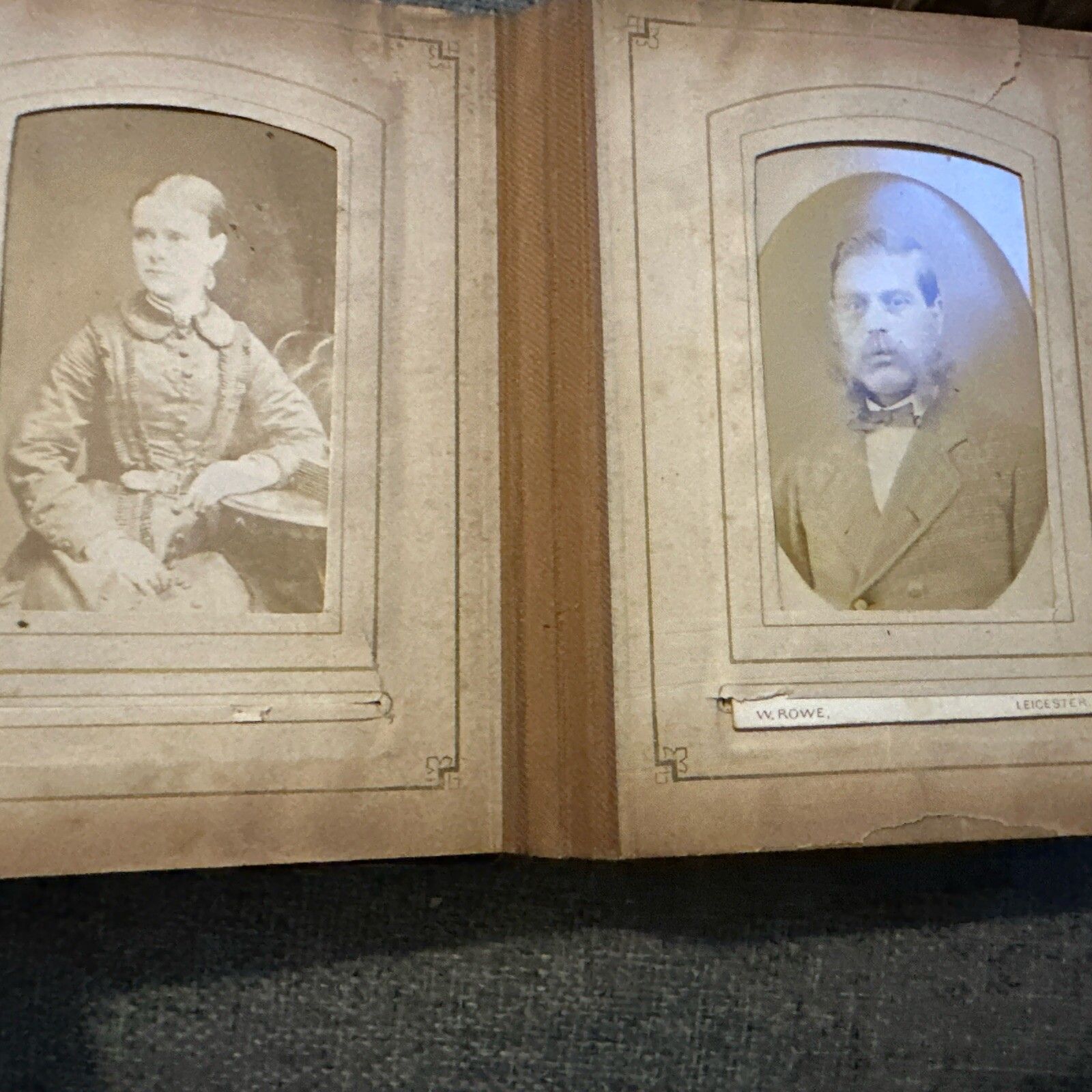 Antique Victorian Photograph Album Tooled Leather photo buy
