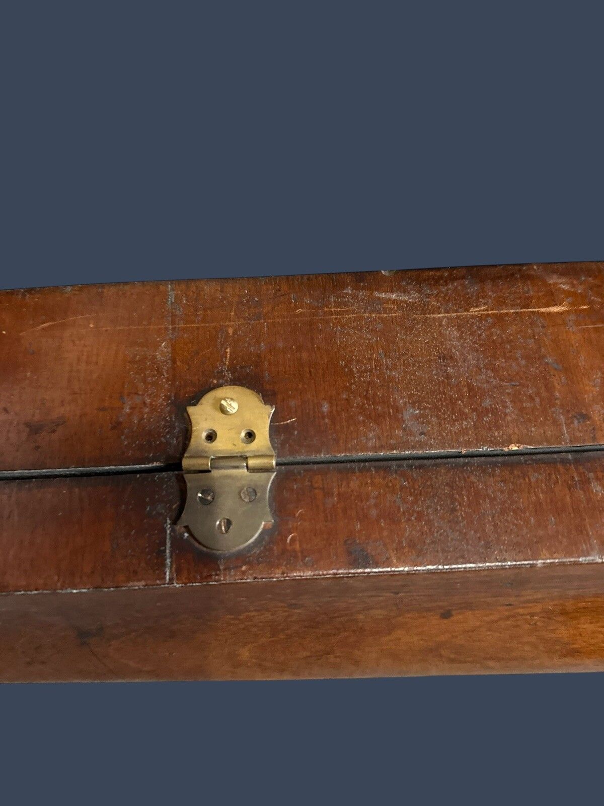 photo furniture Stunning Victorian Antique Hardwood Violin Case