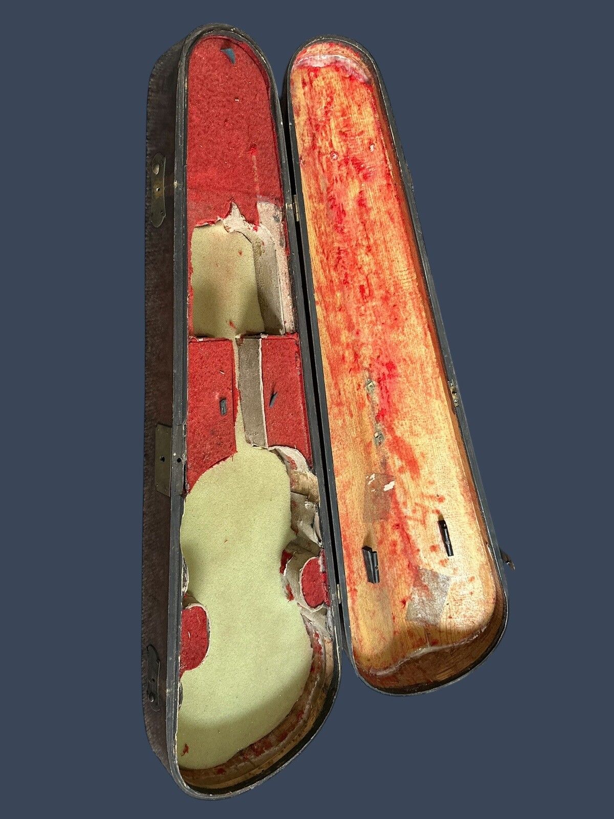 Home Decor Stunning Victorian Antique Hardwood Violin Case photo