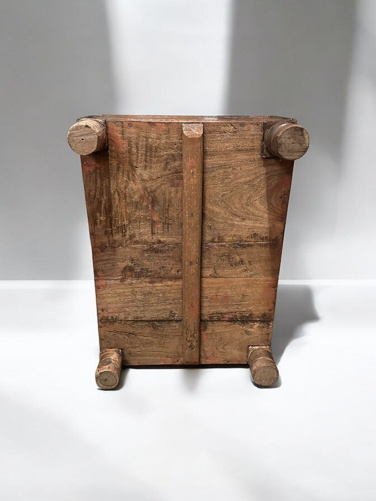 photo for sale Anglo Indian Carved Wood Dowry Chest