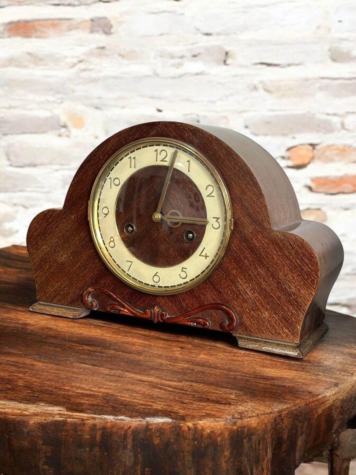 Art Deco Mantle Clock By Hac, Hamburg American Clock Company. Stunning
