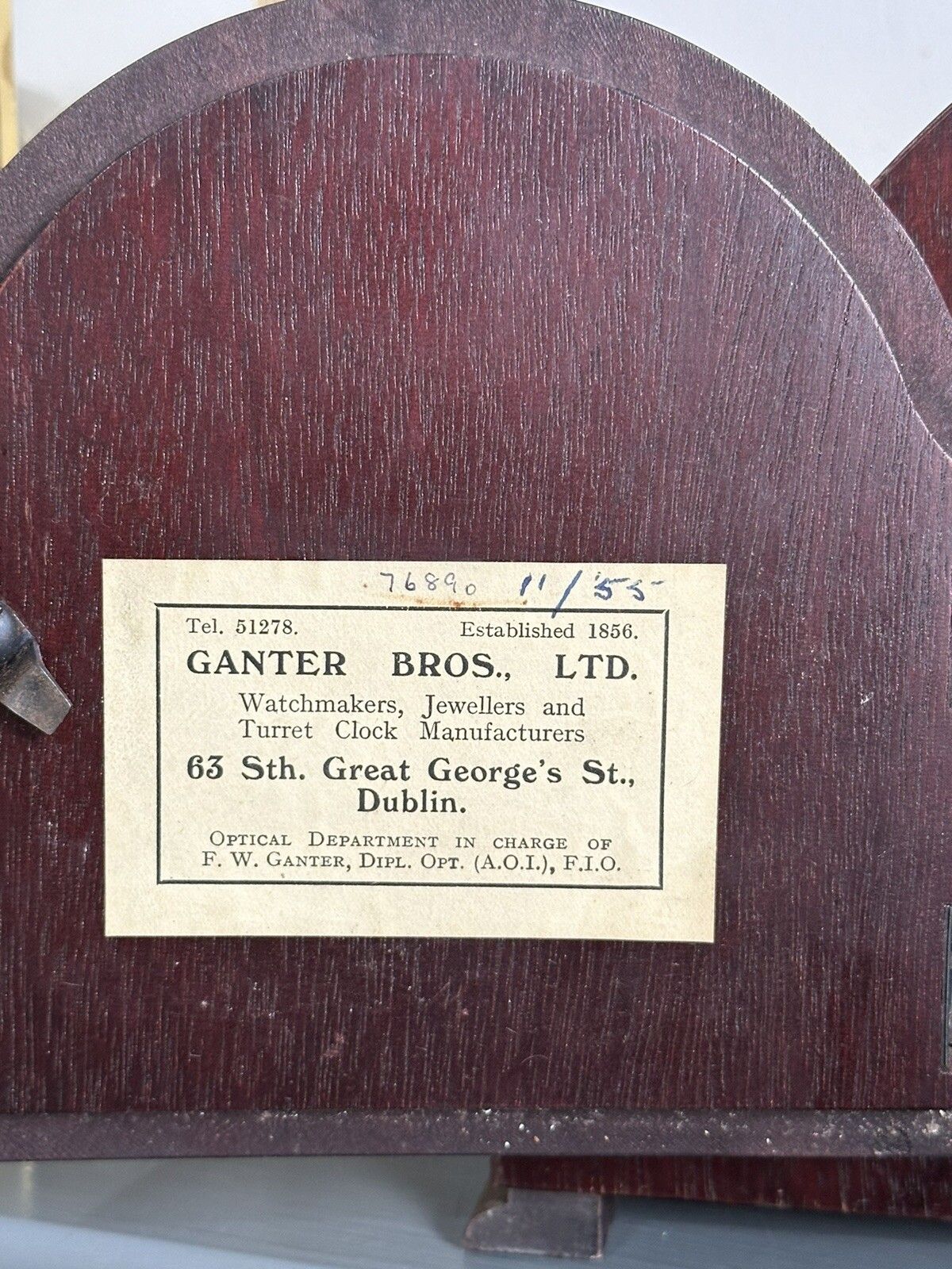 Art Deco Mantle Clock By Hac, Hamburg American Clock Company. Stunning photo vintage