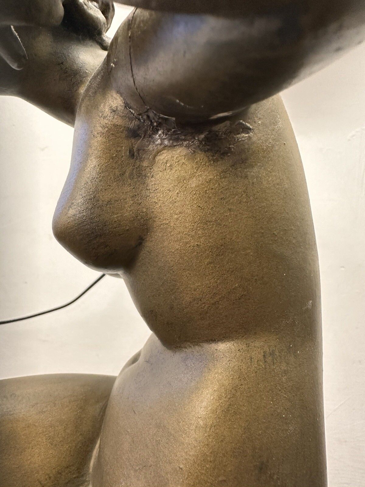photo furniture Antique Nude Statue Figure Style Of Pierre Alexandre Schoenewerk 59cm High