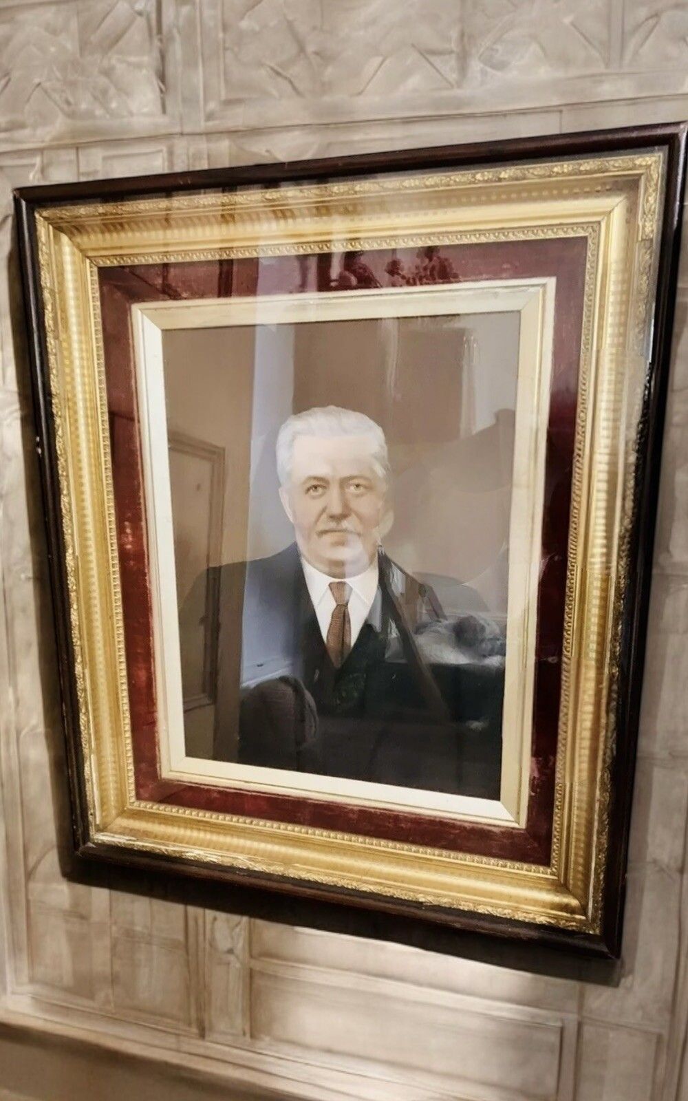 Large Antique Oil Painting Portrait  85cm By 70cm  Victorian Gentleman