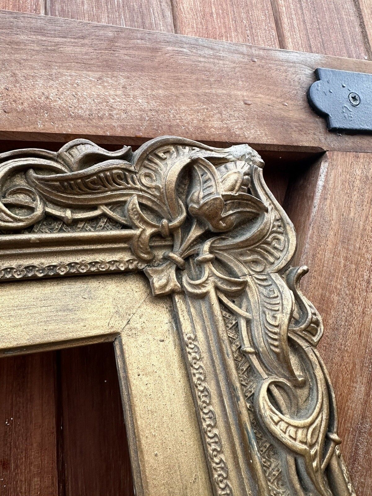 ￼Huge Antique 19th Century Wood Gilt Rococo Frame 150cm By 92cm photo furniture