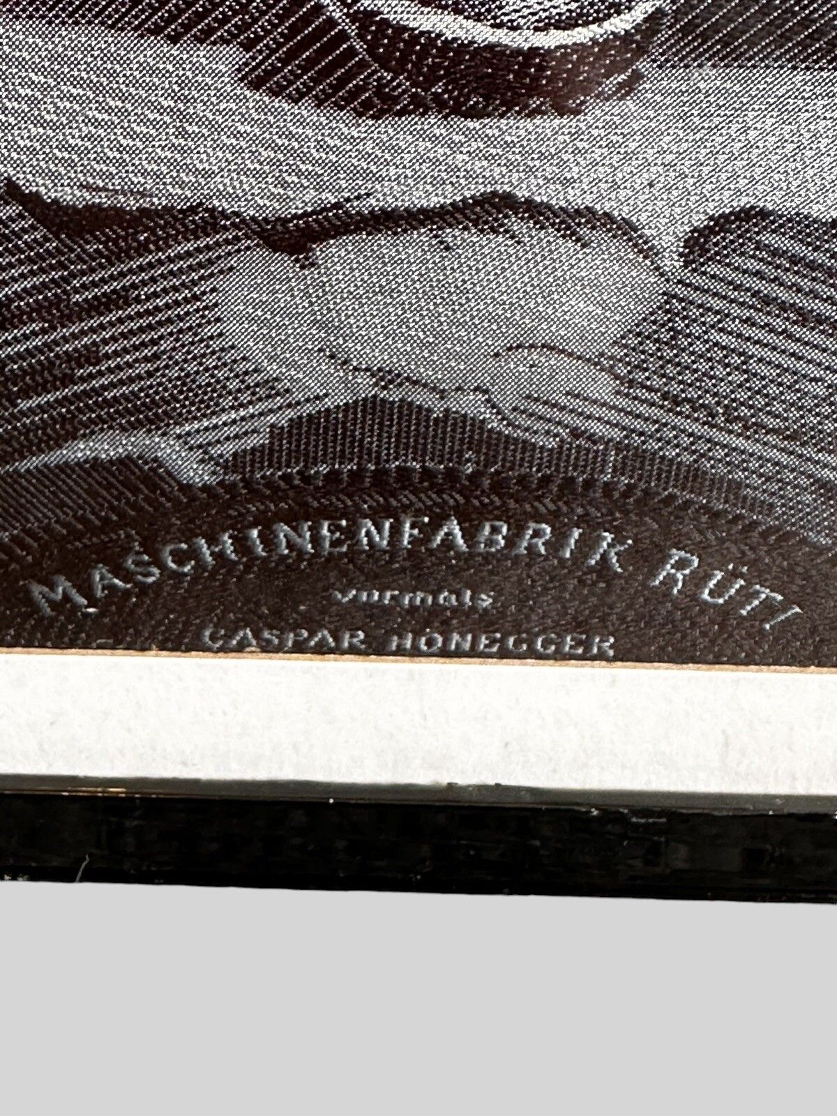Antique German Advertising Stevengraph, Fritz Kaeser photo furniture