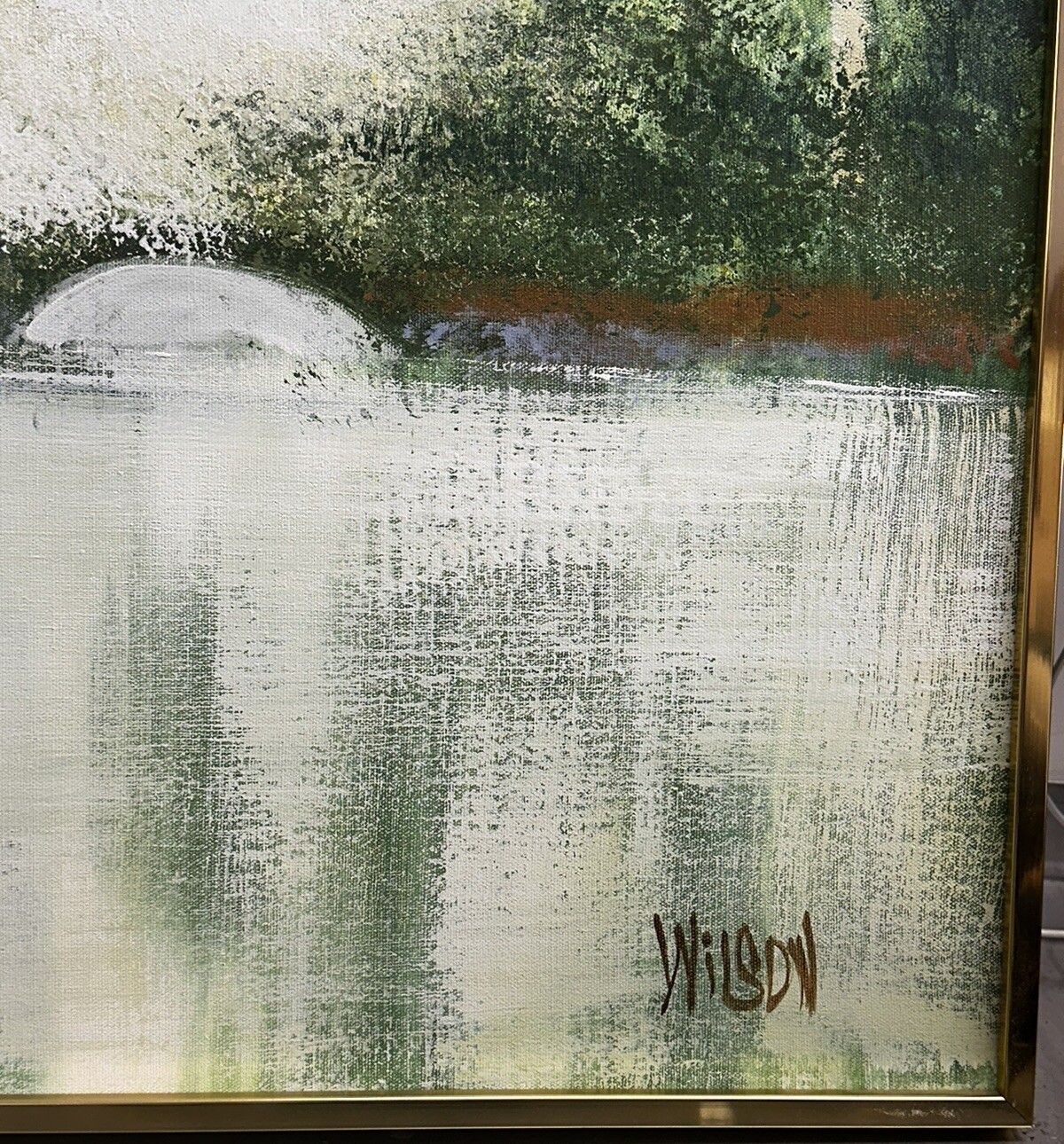Superb Large Original Oil Gordon Wilson Scottish Painter 103cm By 77cm photo for sale