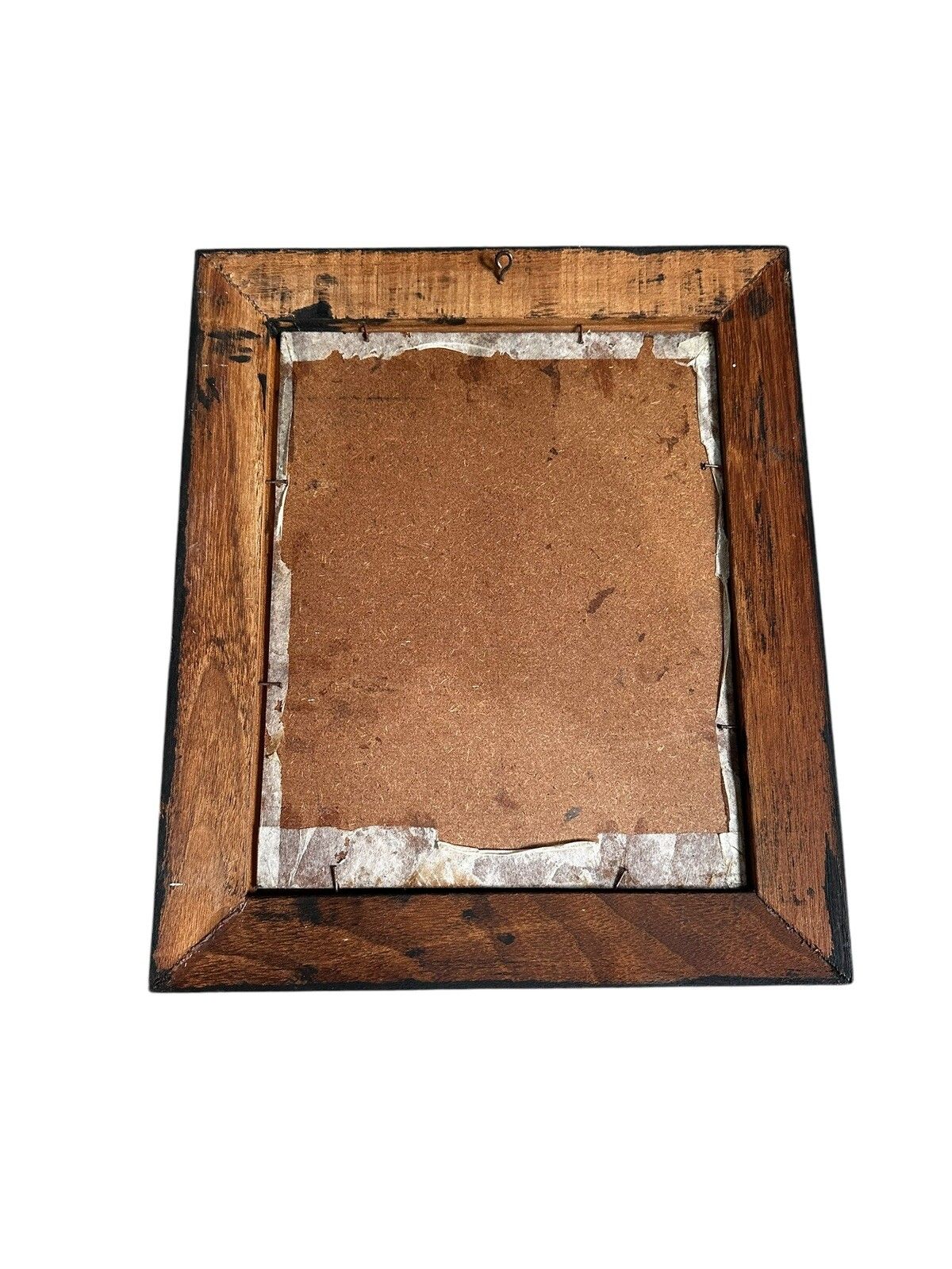 Old Oil Painting On Leaf Oriental Portrait Smoking Pipe Signed 34cm By 29cm photo furniture