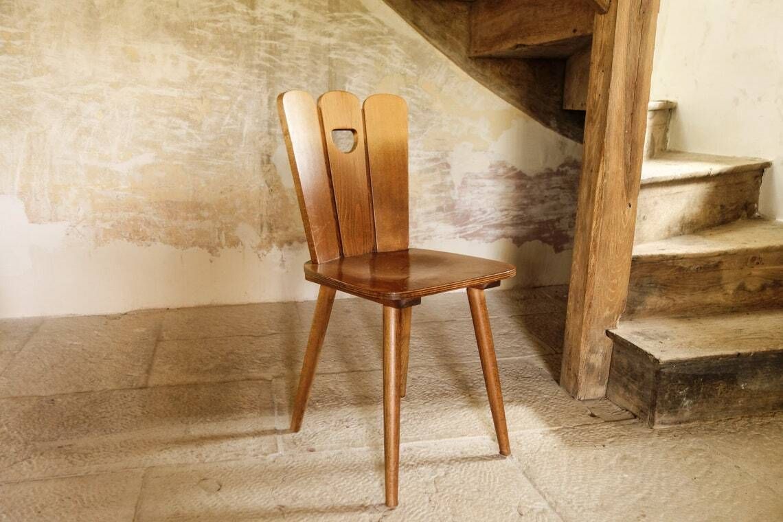 Scandinavian Style Midcentury Chairs Set Of 4