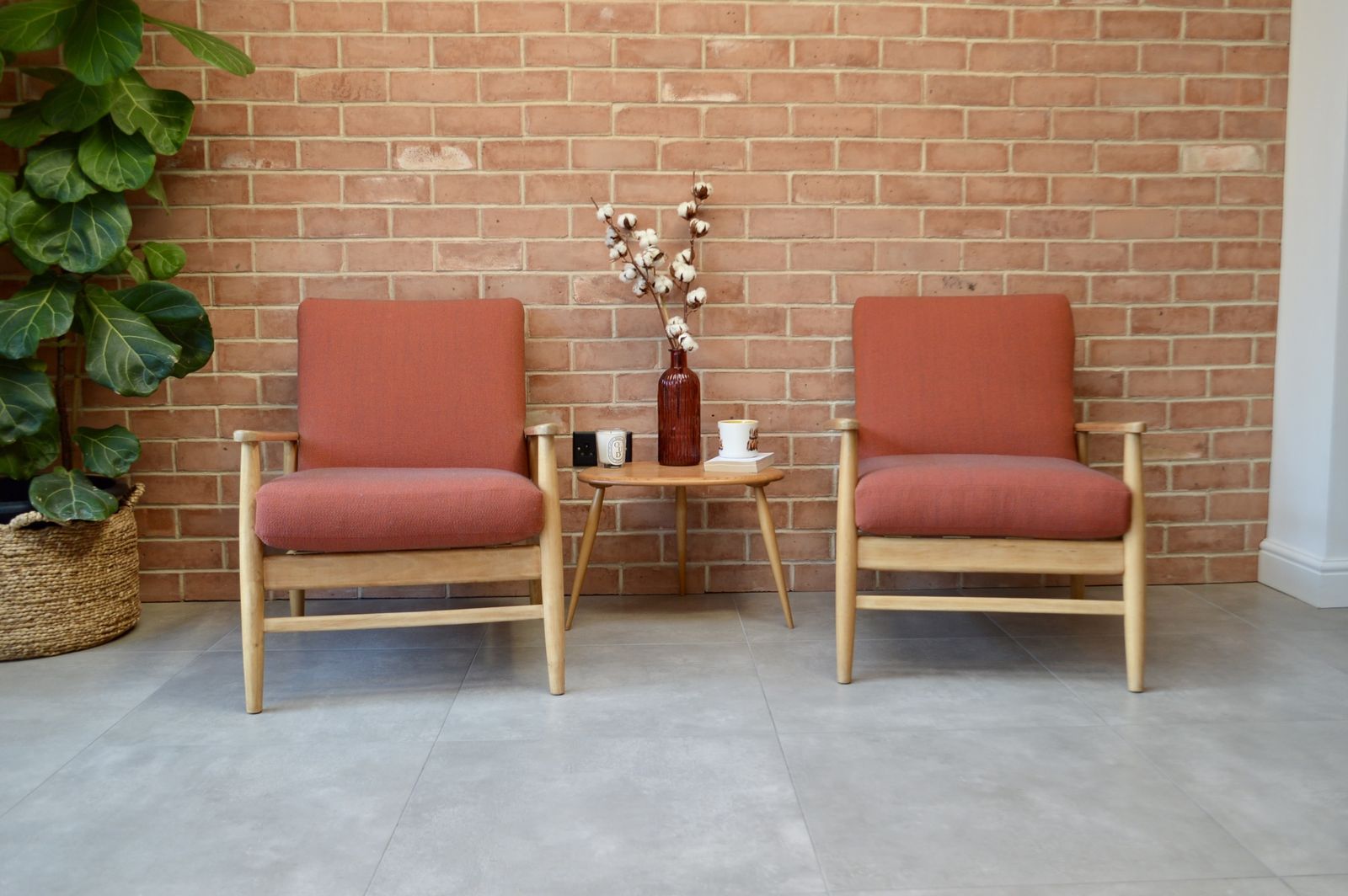 Pair Of Mid Century Scandinavian Teak Easy Chairs photo furniture