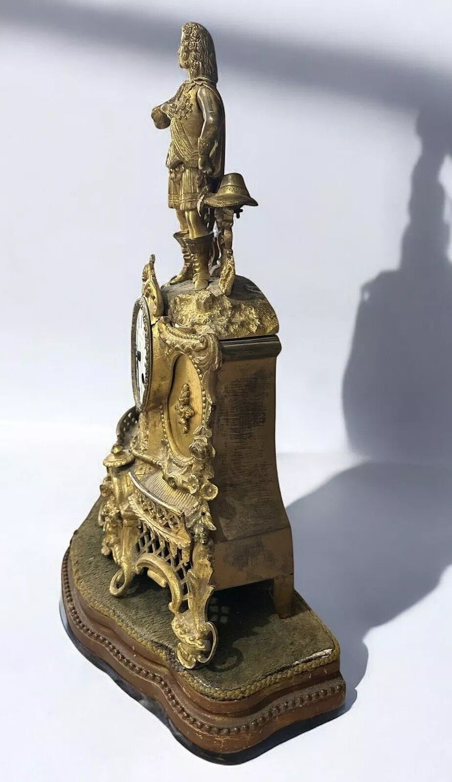 A 19th Century Gilt Cased Mantel Clock By Leroy & Fils Paris photo 295.0