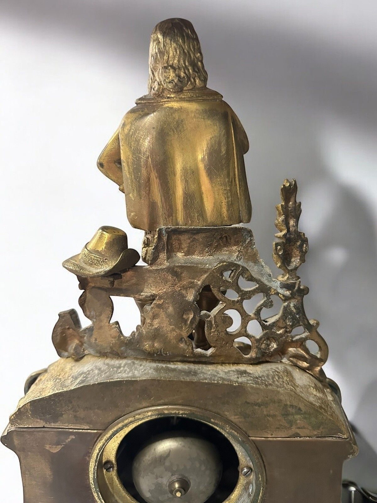 photo furniture A 19th Century Gilt Cased Mantel Clock By Leroy & Fils Paris