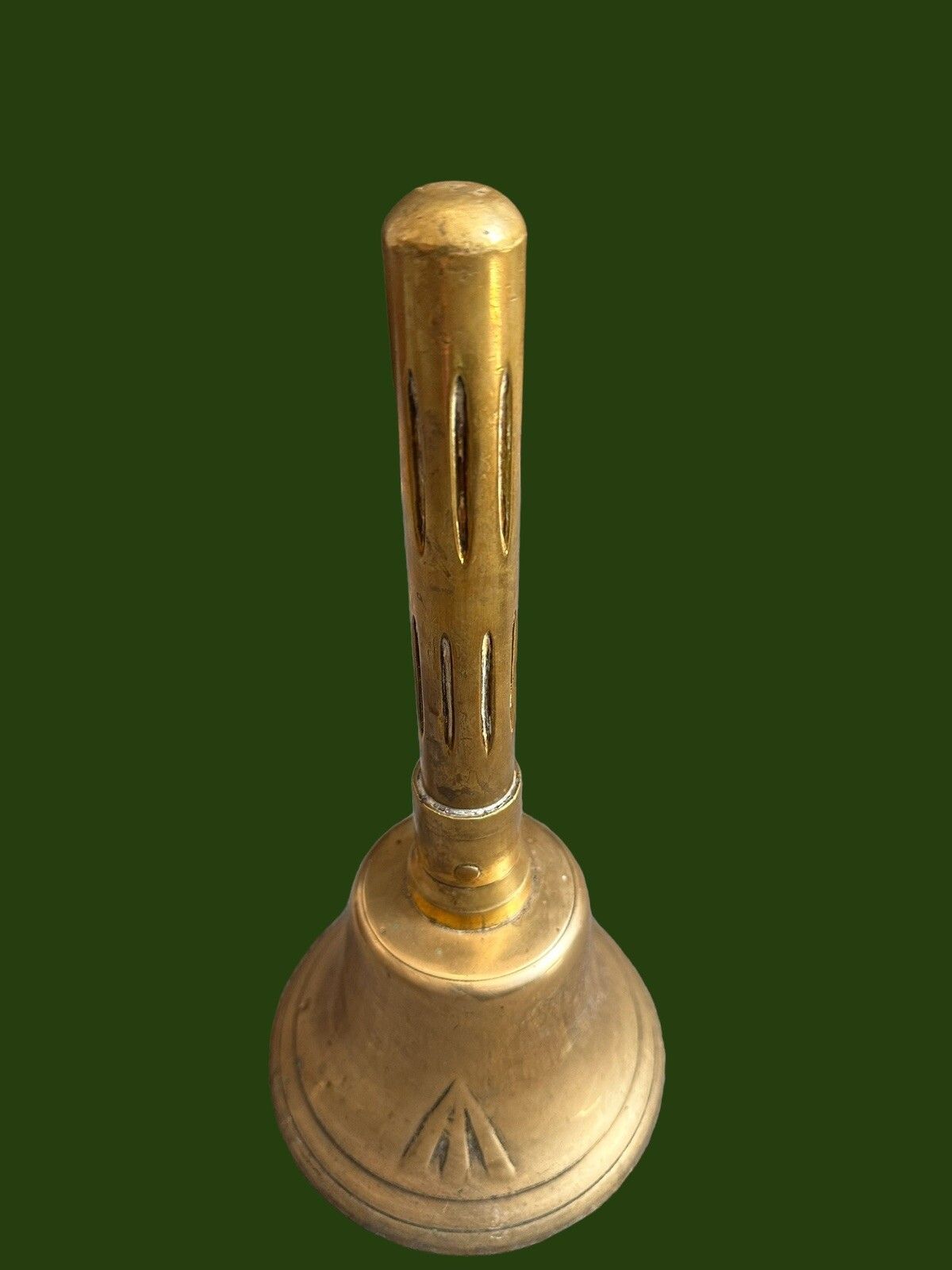 Wwi Gas Alarm Antique Hand Bell photo Home Decor