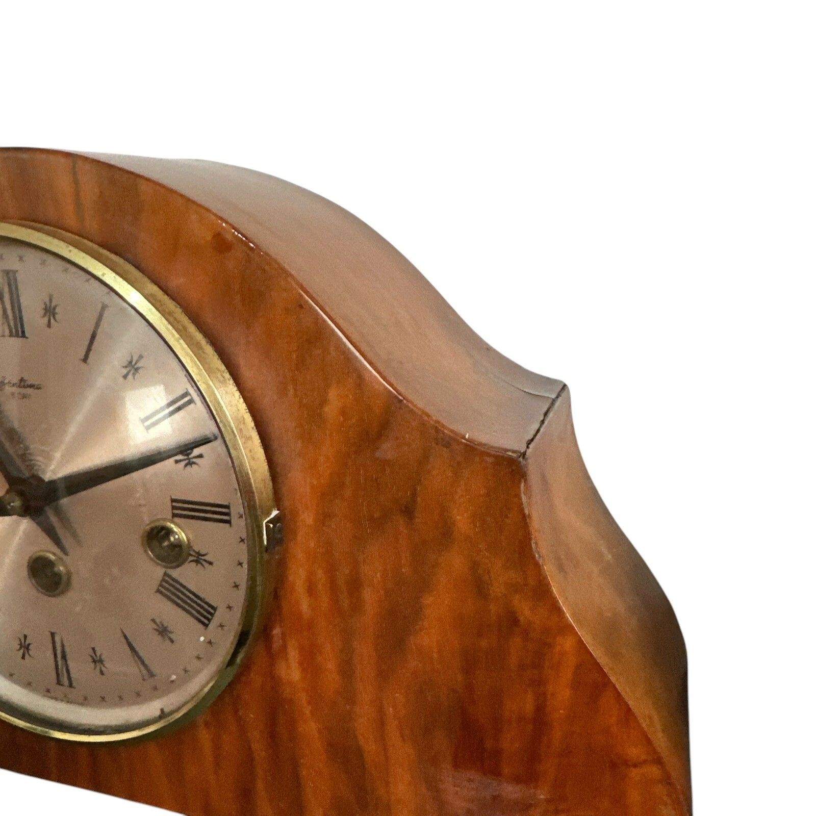 C1950’s German 'Bentima' Balance Wheel Mantel Clock With Westminster Chimes photo buy