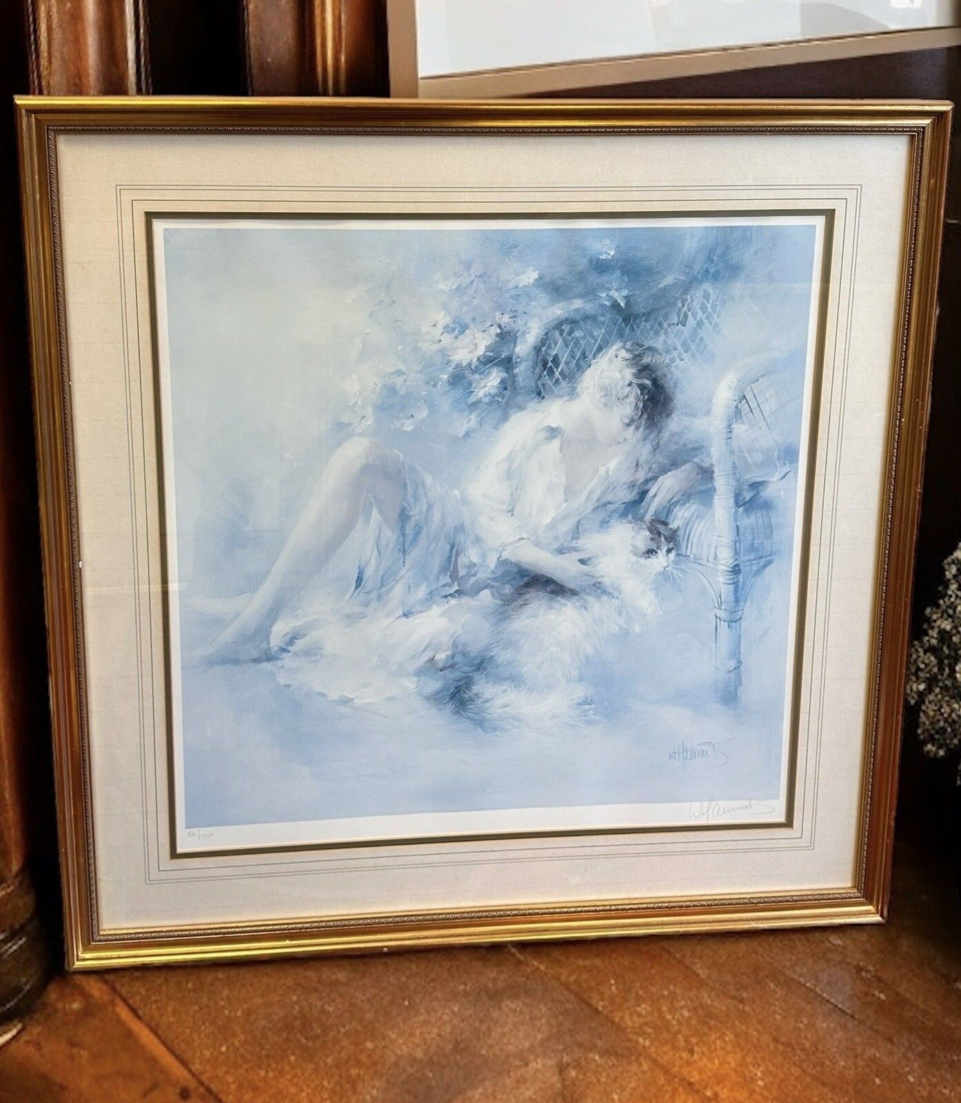 Limited Edition Signed Lithograph Framed Glazed By Willem Haenraets 76cm By 78cm