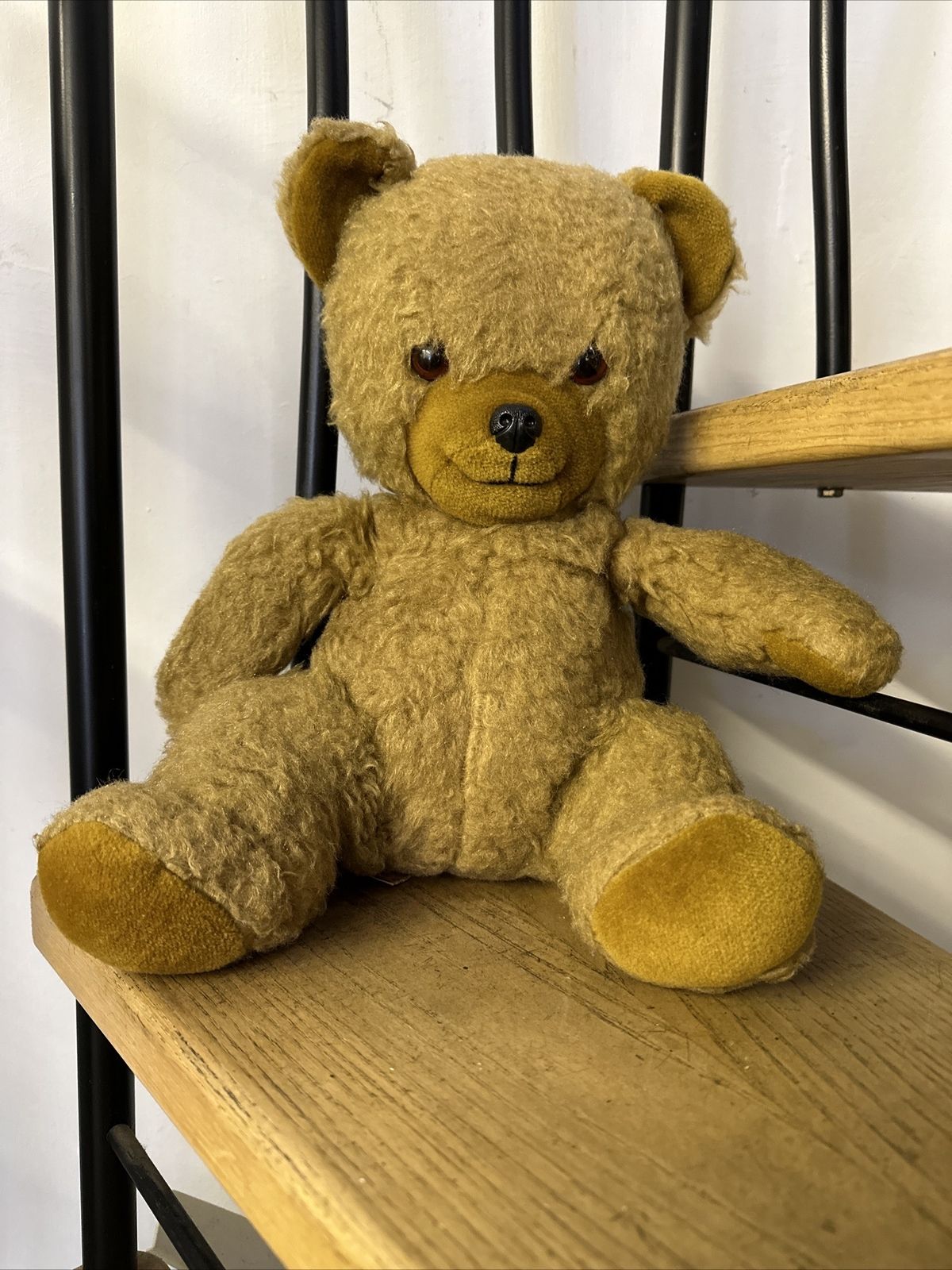 Beautiful Vintage Teddy Bear Plush By ‘A Golden Bear’  Made In England