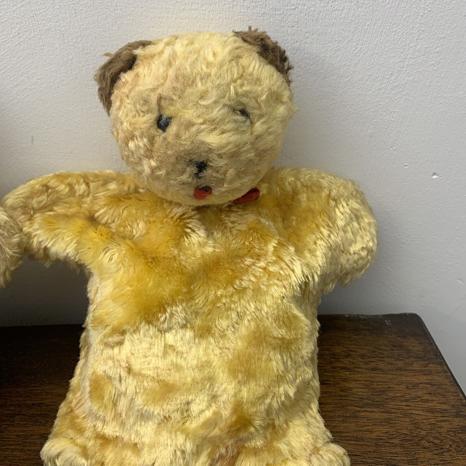 Pair Of Antique Mohair Teddy Bear Puppets photo for sale