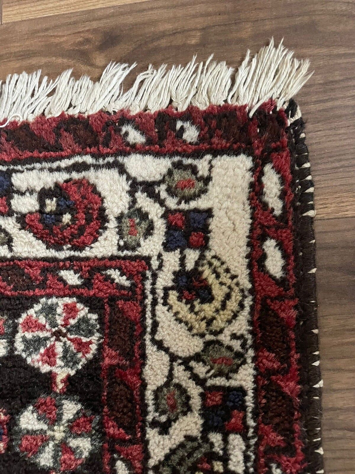 Vintage  Antique Eastern Traditional 100% Wool Rug 205cm By 136cm R10 photo vintage