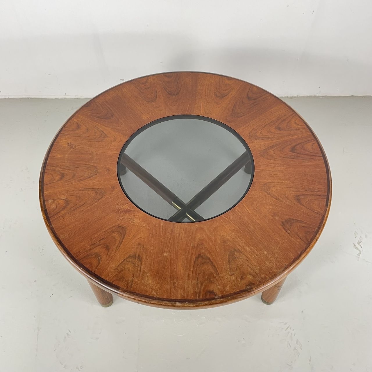 Midcentury Rare G Plan Round Teak Coffee Table photo for sale