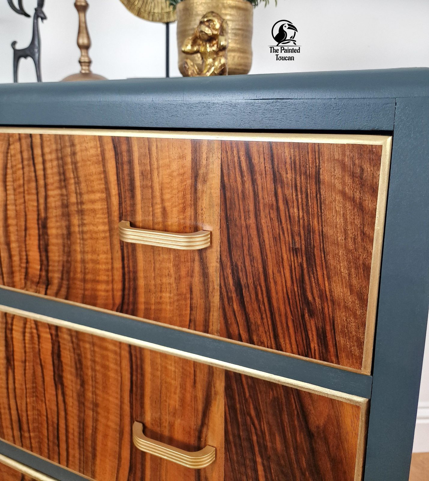 Art Deco Chest Of Drawers With Walnut Veneer photo vinterior