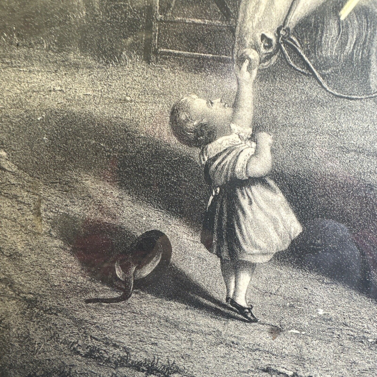 19th Century Engraving By S Lipschitz Bishopgate London “Sunday Morning” 72x60cm photo buy