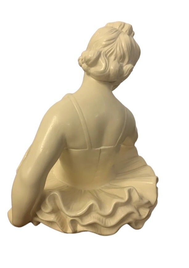 Vintage Ballerina Statue From Jihokera Bechyne, Czechoslovakia, 1960s photo for sale