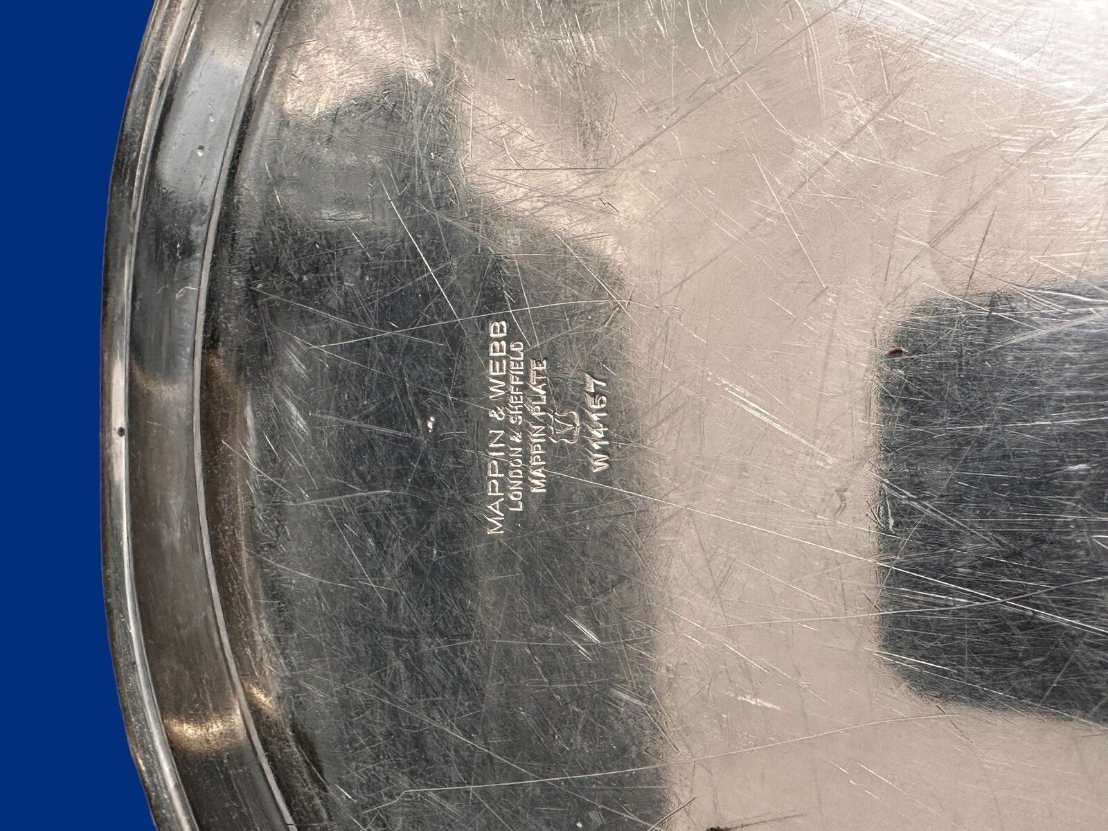 Mappin & Webb Mappin Silverplate Tray Henley College  Queen Elizabeth Interest photo Home Decor