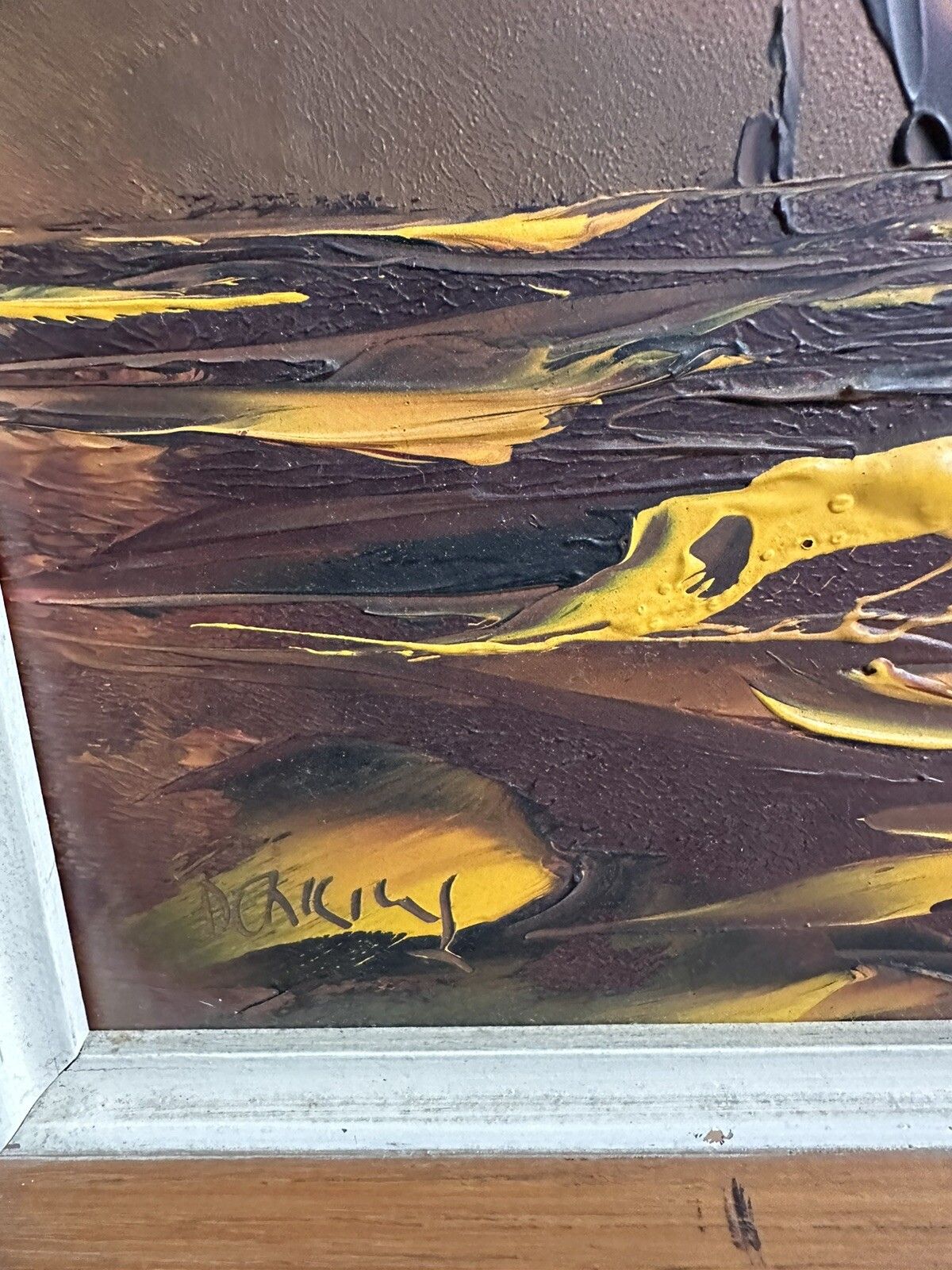 Signed George Richard Deakins (1911 1981) Framed Oil Painting Seascape Maritime photo Art