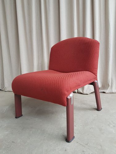 Vtg Late Mid Century Modernist Studio Lounge Chair Scandi Retro Post Modern R765 photo for sale