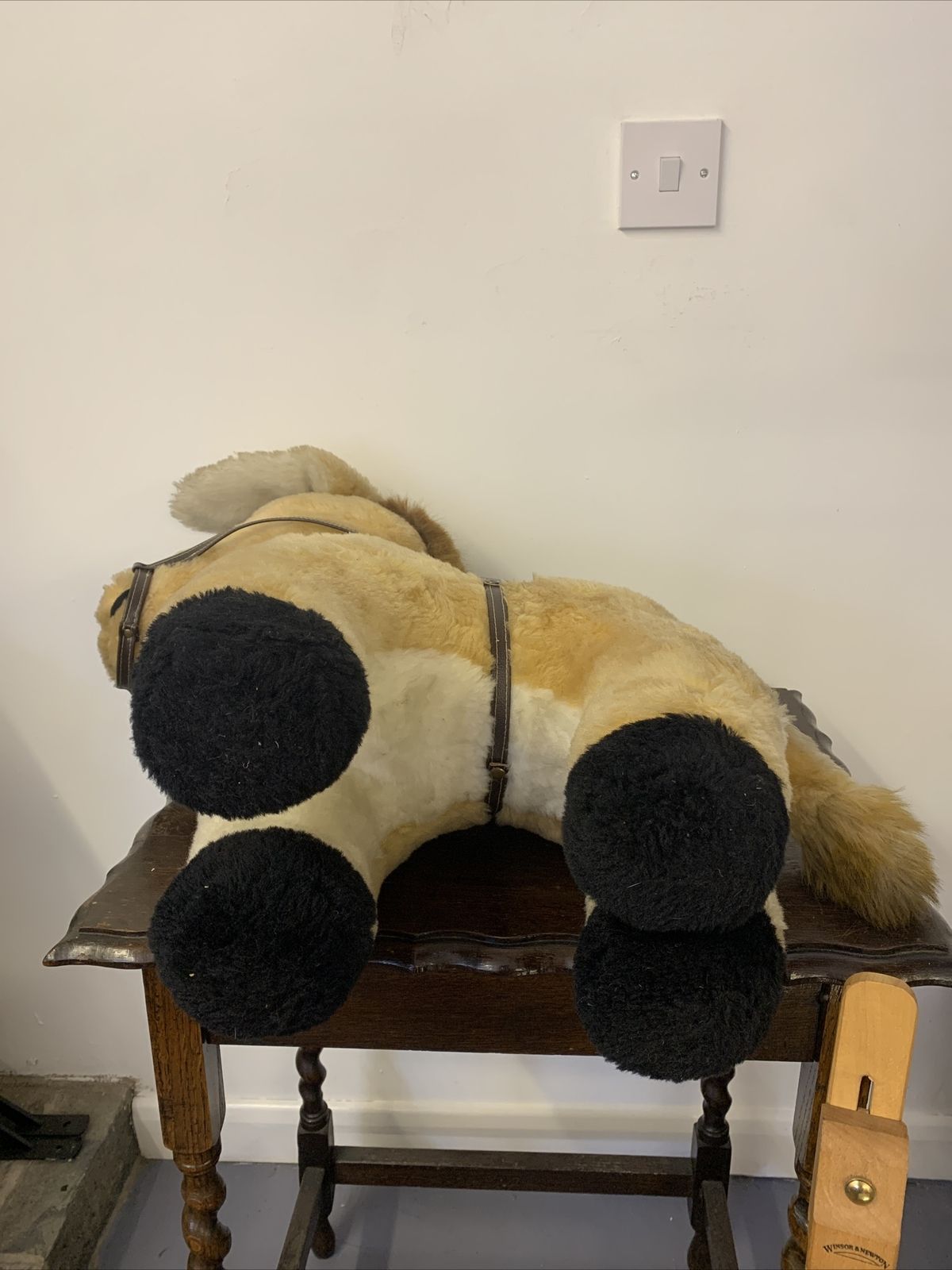 photo for sale Large Vintage 1970s Immaculate Donkey Stuffed Toy British Made