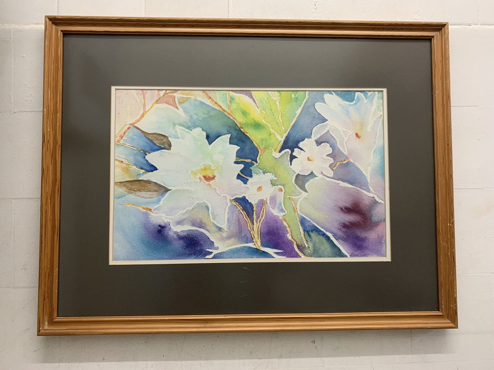 Ernest Twigg Contemporary Watercolour 27.5” By 21. Ernest Twigg. ~Signed