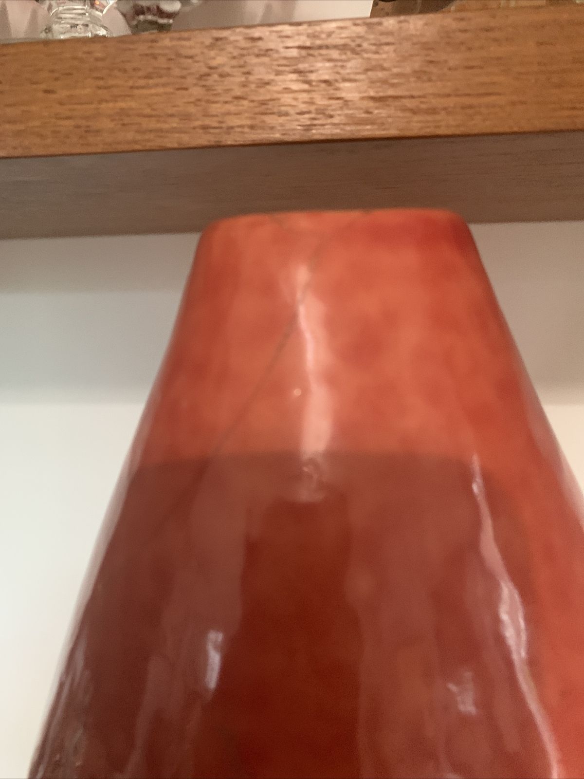 Mid Century Large Stunning Pottery Glazed Vase Cockerel 56cm High photo vinterior